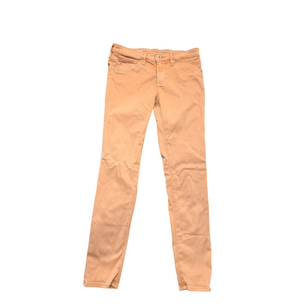 AG Adriano Goldschmied The Legging Ankle Jeans Women 27R Tan Super Skinny Cotton